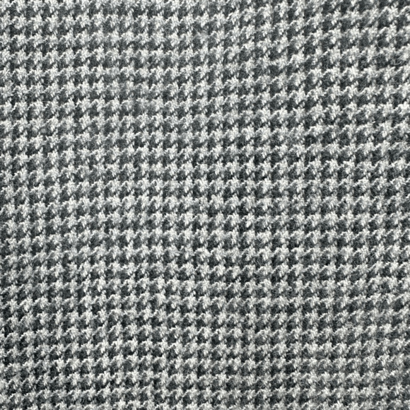 Mens 40R Pure Alpaca Sport Coat Grey Houndstooth 2 Button Preppy Classic Blazer - Picture 5 of 13